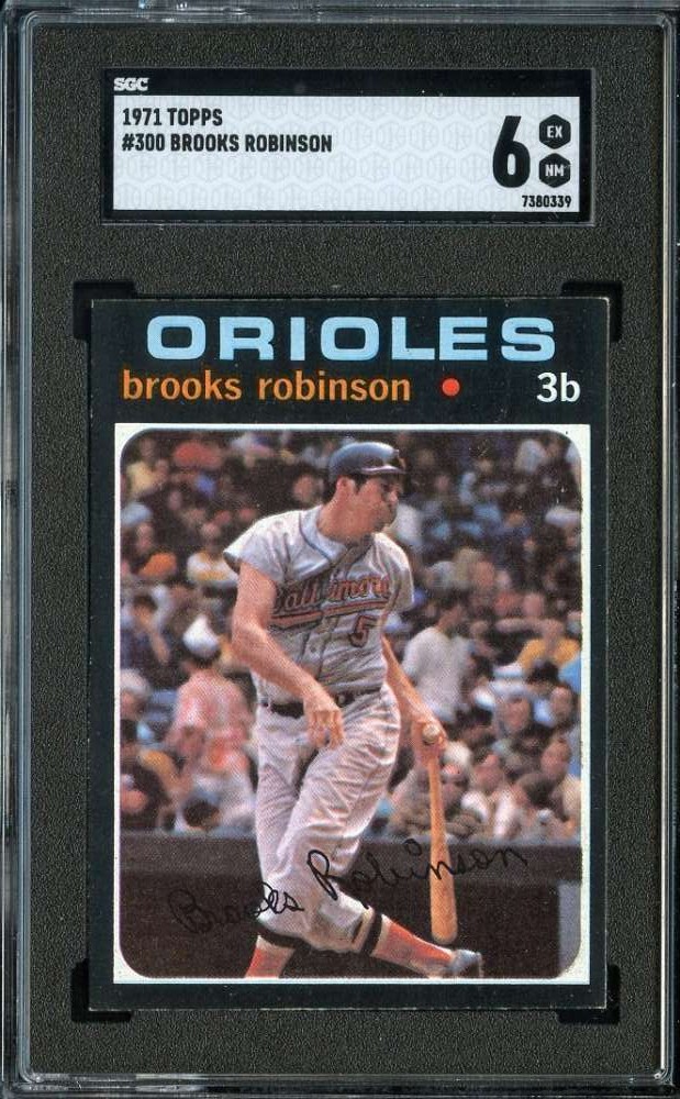 1971 Topps #300 Brooks Robinson SGC 6 Orioles HOF *INVAJ3243