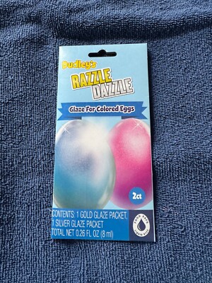 Dudley's Dudleys Dudley Razzle Dazzle Glaze Colored For Easter Eggs Gold New