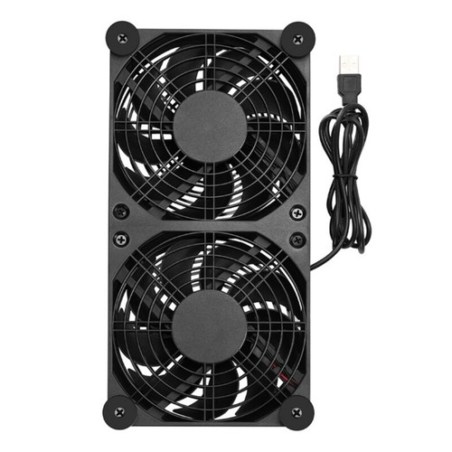 Ventilateur de Routeur PC USB 120mm 5V Ventilateur de Refroidissement Ventilateur de Refroidissement Portable Remplacement - Photo 5/11