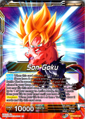 SS4 Son Goku, Returned from Hell Foil - BT14-091 UC - NM - Dragon