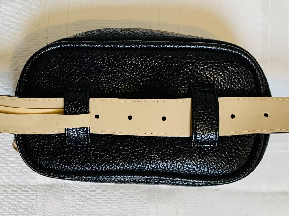 Steve madden black belt bag sale