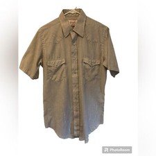Wrangler Vintage 70s button down pearl snap Men s Size 15 1/2