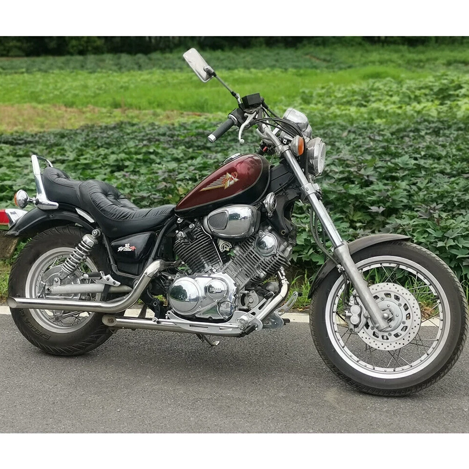 XV 750 1100 Système d'échappement silencieux Inox pr YAMAHA Virago XV750 XV1100S - Photo 3/4