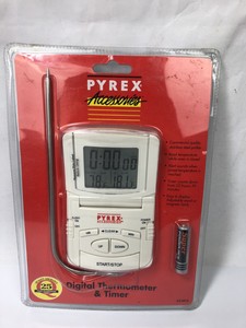 Pyrex Professional Digital Thermometer And Timer 31073 73287170193 Ebay