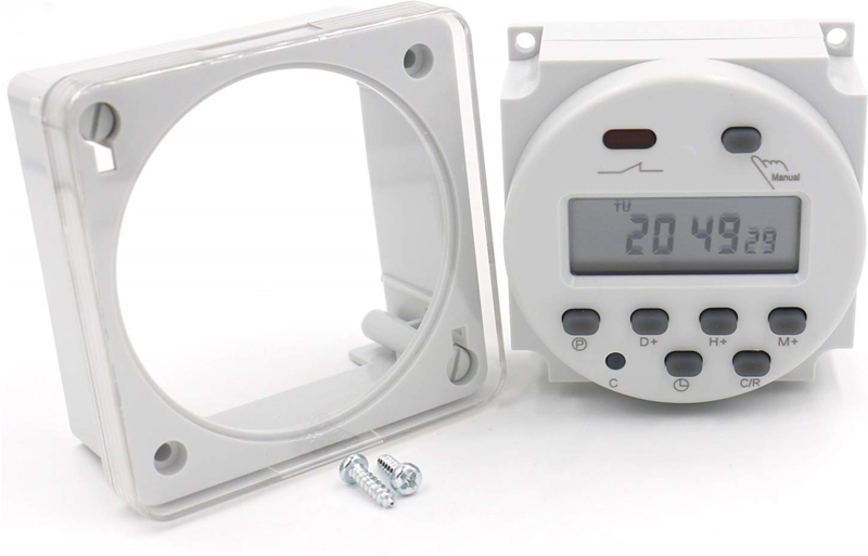 Timer Programmabile 12v 10a Timer Digitale Programmabile DC 12V - Ritardo Ciclico 0-999 Secondi/Minuti/Ore, 10A, Display LED Timer 12v Programmabile - Foto 4