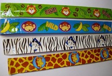 Slap Bracelets Zoo Animals Lot Of 12 Carnival Party Toys Favors