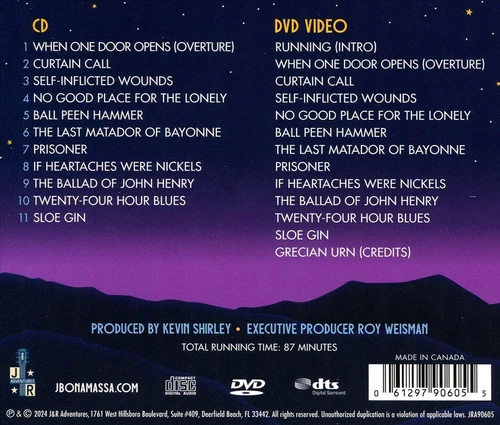 JOE BONAMASSA LIVE AT THE HOLLYWOOD BOWL WITH ORCHESTRA NEW CD & DVD
