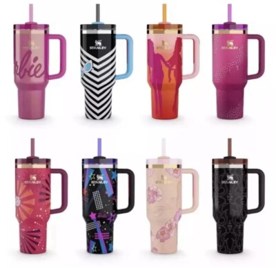 NEW Stanley x BARBIE 40 oz. Quencher - Complete Set of 8 (Limited