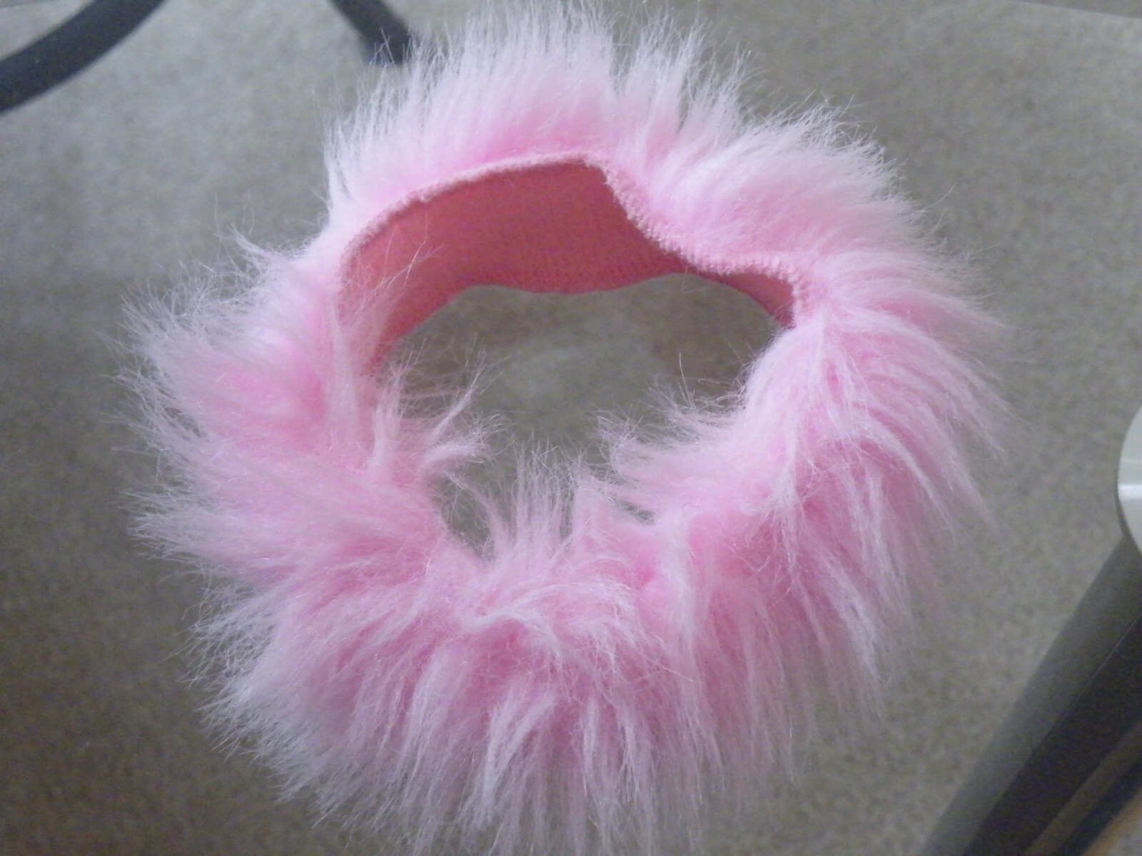 Vintage BARBIE DOLL  Accessory: FAUX Pink FUR Wrap FREE SHIP