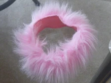 Vintage BARBIE DOLL  Accessory: FAUX Pink FUR Wrap FREE SHIP