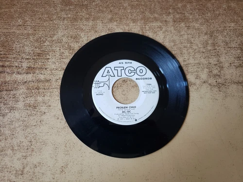 MEGARARE 1970s VG PROMO AC/DC – Problem Child  EXCELLENT LABELS 7086 45