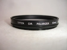 Tiffen 52mm Circular Polarizer Polarizing Lens Filter only , made in Japan