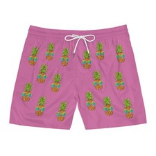 Men's Mid-Length Swim Shorts AOP 