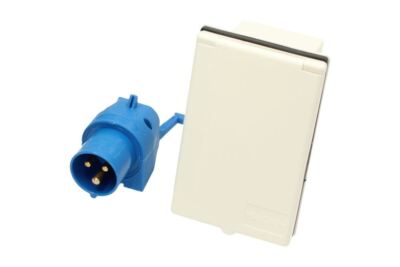 MPK Unterputz Netzanschluss Adapter (weiß)