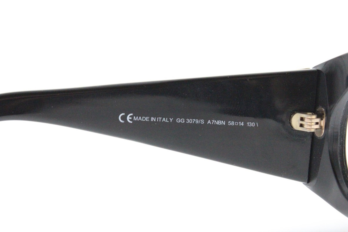 Gucci GG3079/S Sunglasses FRAMES A7NBN Black 58[]14-130 mm  display picture 1