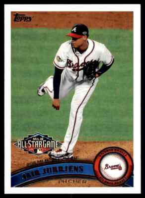 2011 Topps Update Jair Jurrjens #US109 Atlanta Braves