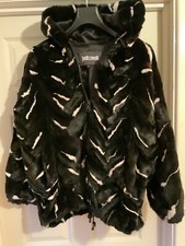 Fabulous Genuine Just Cavalli Fox Fur Jacket Small To Medium Size In Vgc