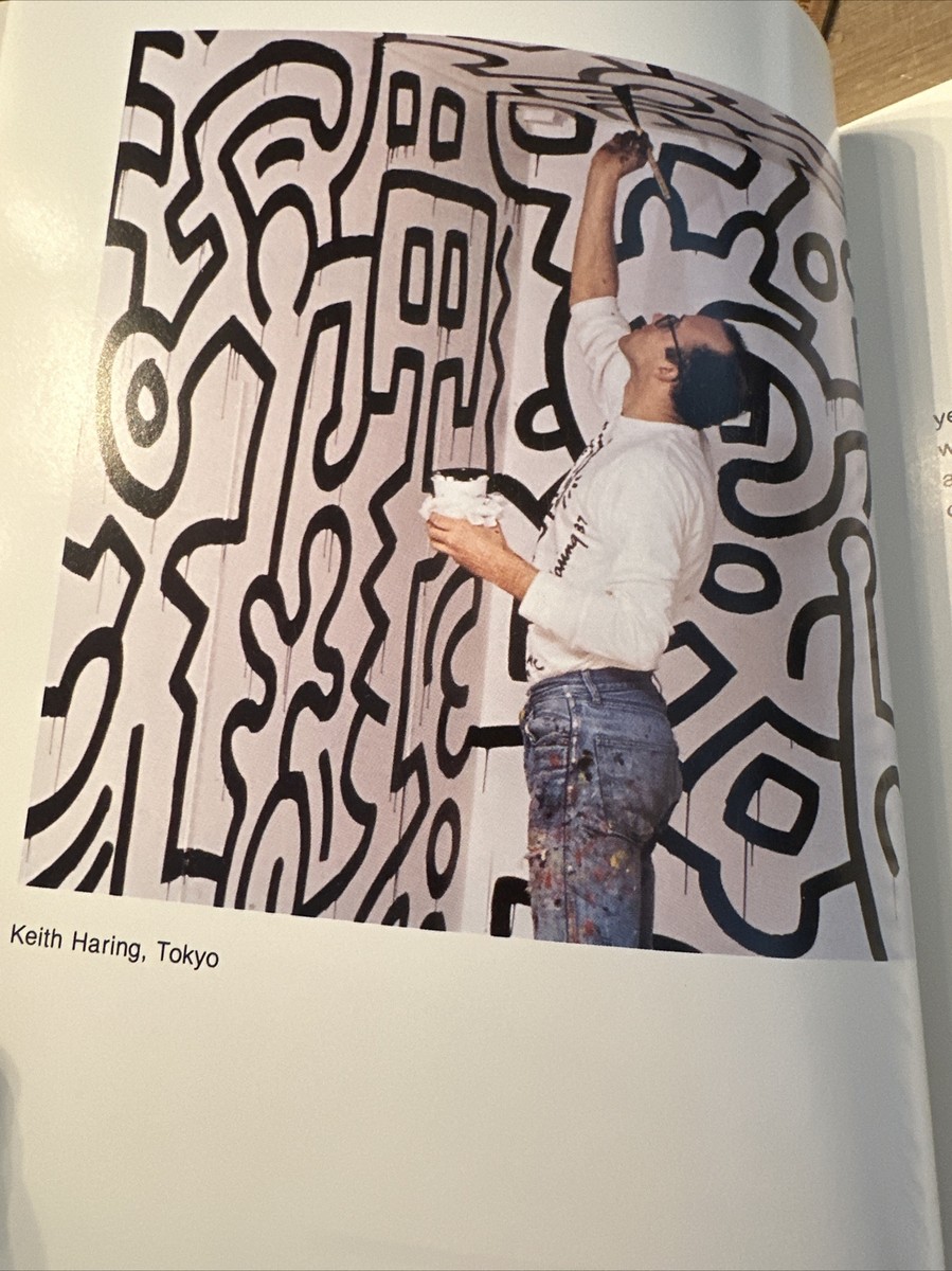 vtg 1980s 1990s art show catalog - Haring Basquiat Shafrazi