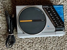 Vintage Emerson Portable Radio Model  PM3910 AM/FM/Weather Band AC Power Works 