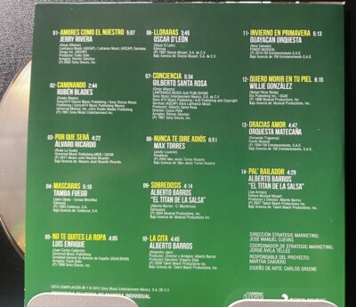 CD Card Sleeve No Longer Made Sony Nunca Te Dire Adios Max Torres 6:51 Matecaña