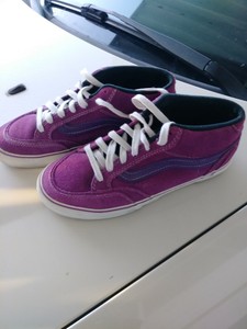 purple suede vans