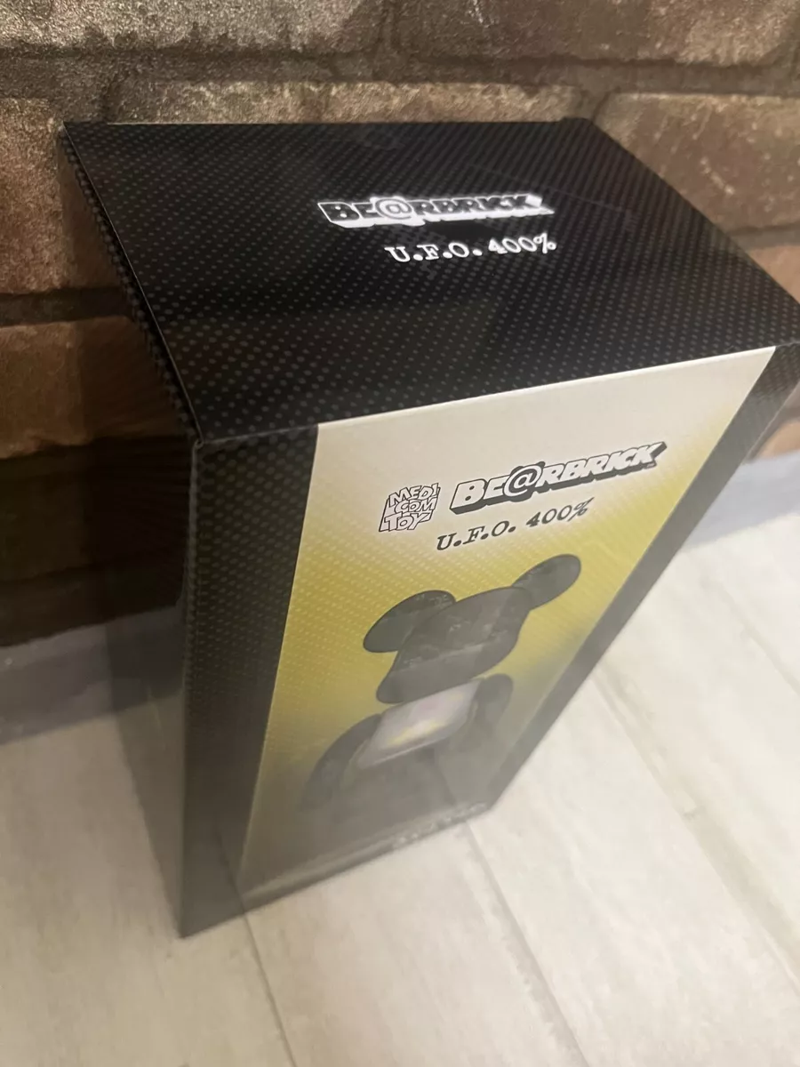 BE@RBRICK U.F.O. 3rd ver. UFO #3 400% Black Bearbrick | eBay