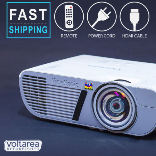 REFURBISHED ViewSonic PJD6352LS Short-Throw Projector 540HR only - Picture 1 of 6