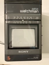 Vintage 1989 Sony Mega Watchman FD-500 TV FM/AM