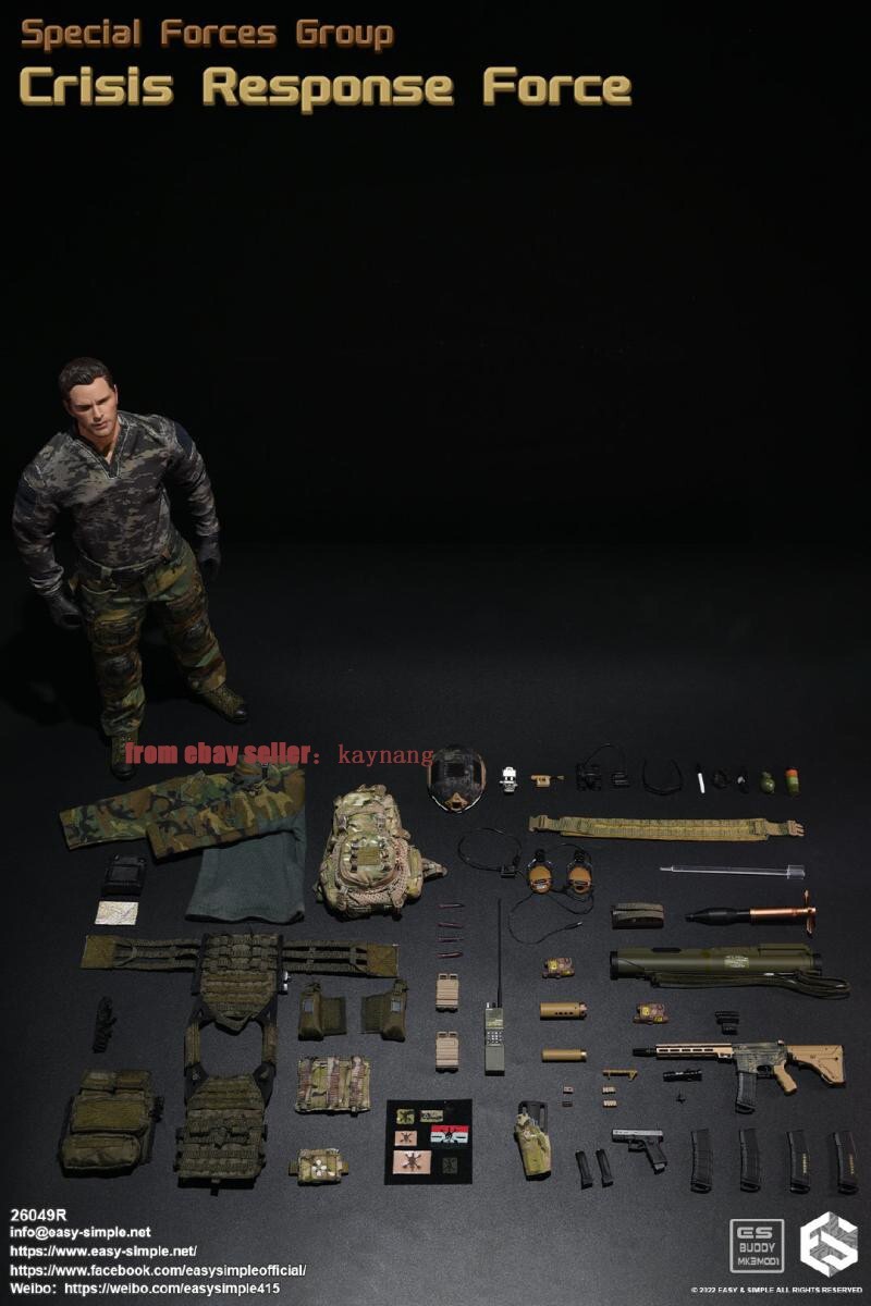 Easy＆Simple 26049R 1/6 Special Forces Group Crisis Response