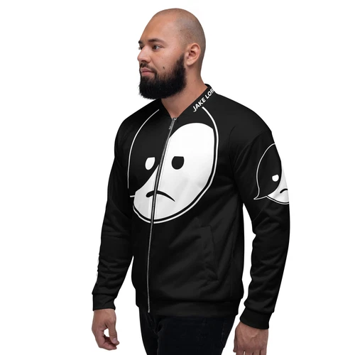 Jake Lore logo Unisex Bomber Jacket image 4