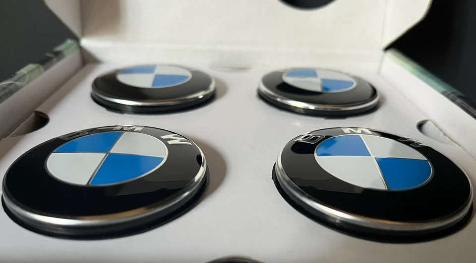 Juego de 4 tapas centrales para llantas BMW FLOTANTES 68 mm - #1 ¡Vendedor de EE. UU.! Foto 2 de 4