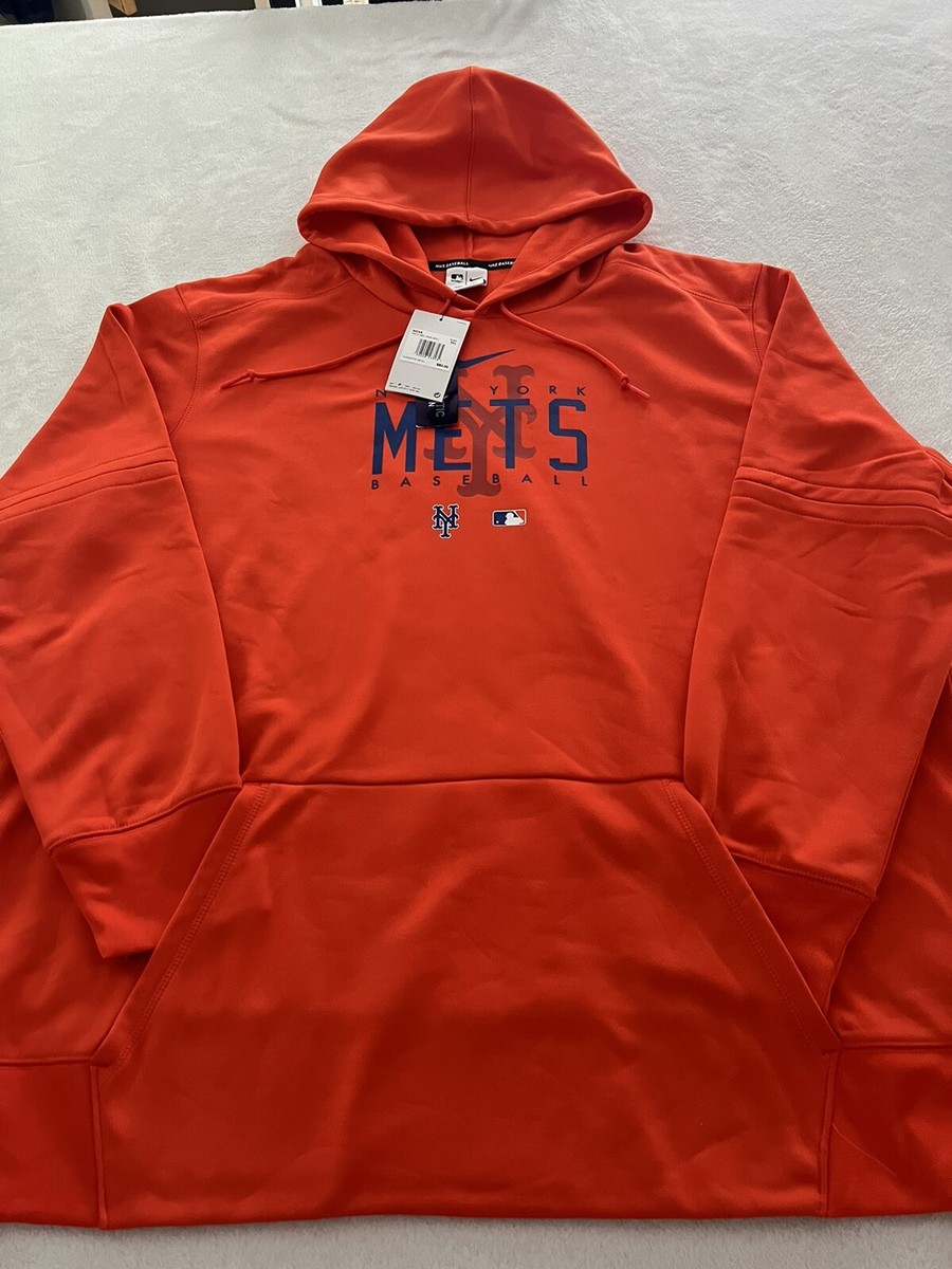 NWT NY Mets Nike Therma Fit MLB Hooded Sweatshirt 3XL