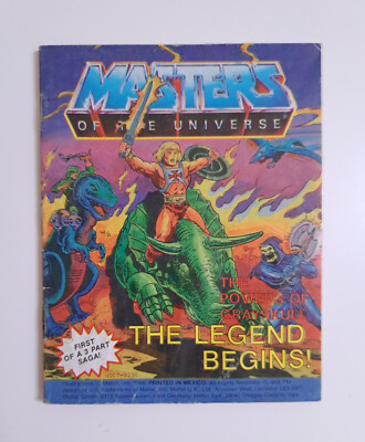 MotU Vintage Mini Comic :: The Legend Begins :: Masters of the Universe