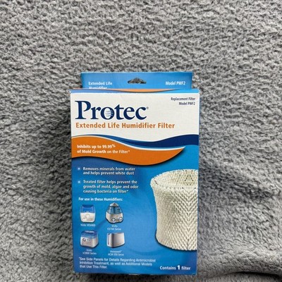 Pro-Tec Humidifier Filter PWF2 Extended Life White Cool Mist Wick USA New