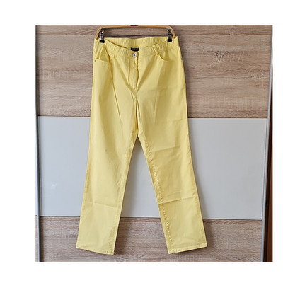 SAMOON by Gerry Weber Damen Chino Sandy Gelb Baumwollmix Größe 42
