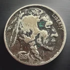 1918-D Details Buffalo Nickel Actual Coin Scarce Date 1633