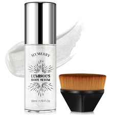  2x Body Shimmer Oil, 50ml Sunscreen Highlighter Bronzer Body Glitter