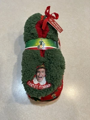 Buddy The ELF Slippers Men’s Women’s Santa’s Coming & Son Of A Nutcracker NWT - Image 1 of 4