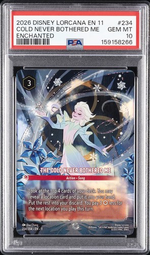 The Cold Never Bothered Me graded PSA 10 for sale on eBay