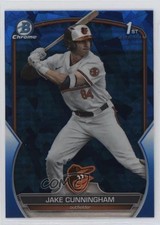 2023 Bowman Chrome Draft Sapphire Edition Jake Cunningham #BDC-198 0jm6