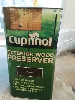Cuprinol Exterior Wood Preserver Chestnut 5L