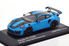 Minichamps 1 43 Porsche 911 991 2 Gt2 Rs Weissach Package 2018 Light Blue Black