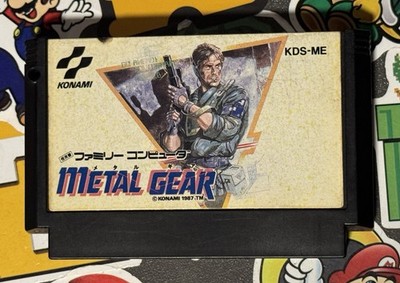 Metal Gear Nintendo Famicom KONAMI NES Japan Import US Seller TESTED
