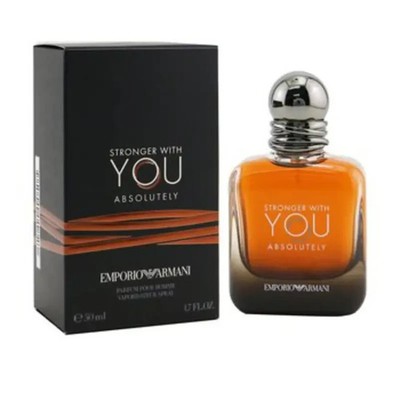 Armani Stronger With You Absolutely 1.7 FL OZ / 50 ML PARFUM SPRAY -NEW & SEALED