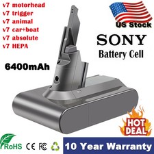For DYSON V7 Battery 21.6V V7 Absolute V7 Motorhead Pro V7 Trigger V7 HEPA 6.4AH