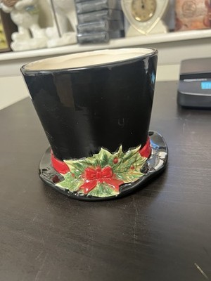 Snow Man Top Hat Planter