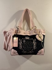 Juicy Couture quilted Juicy Tale Fairy tale Daydreamer Tote licorice