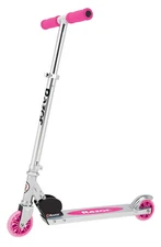 Razor A Kick Scooter Pink Lightweight Aluminum Folding Scooter for Kids