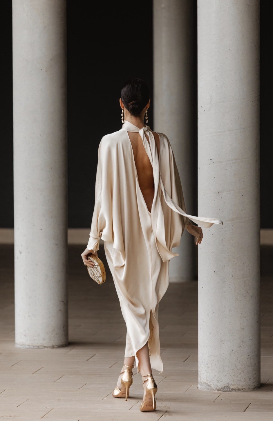 ZARA WOMAN FW25 SATIN EFFECT TUNIC ZW COLL. DRESS LIMITED EDITION 9253/789 NEW_L