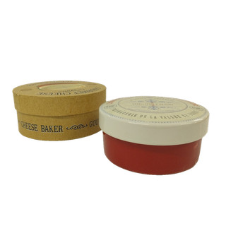 Creative Tops Gourmet Cheese Baker Ceramic Camembert Dish Red with Lid